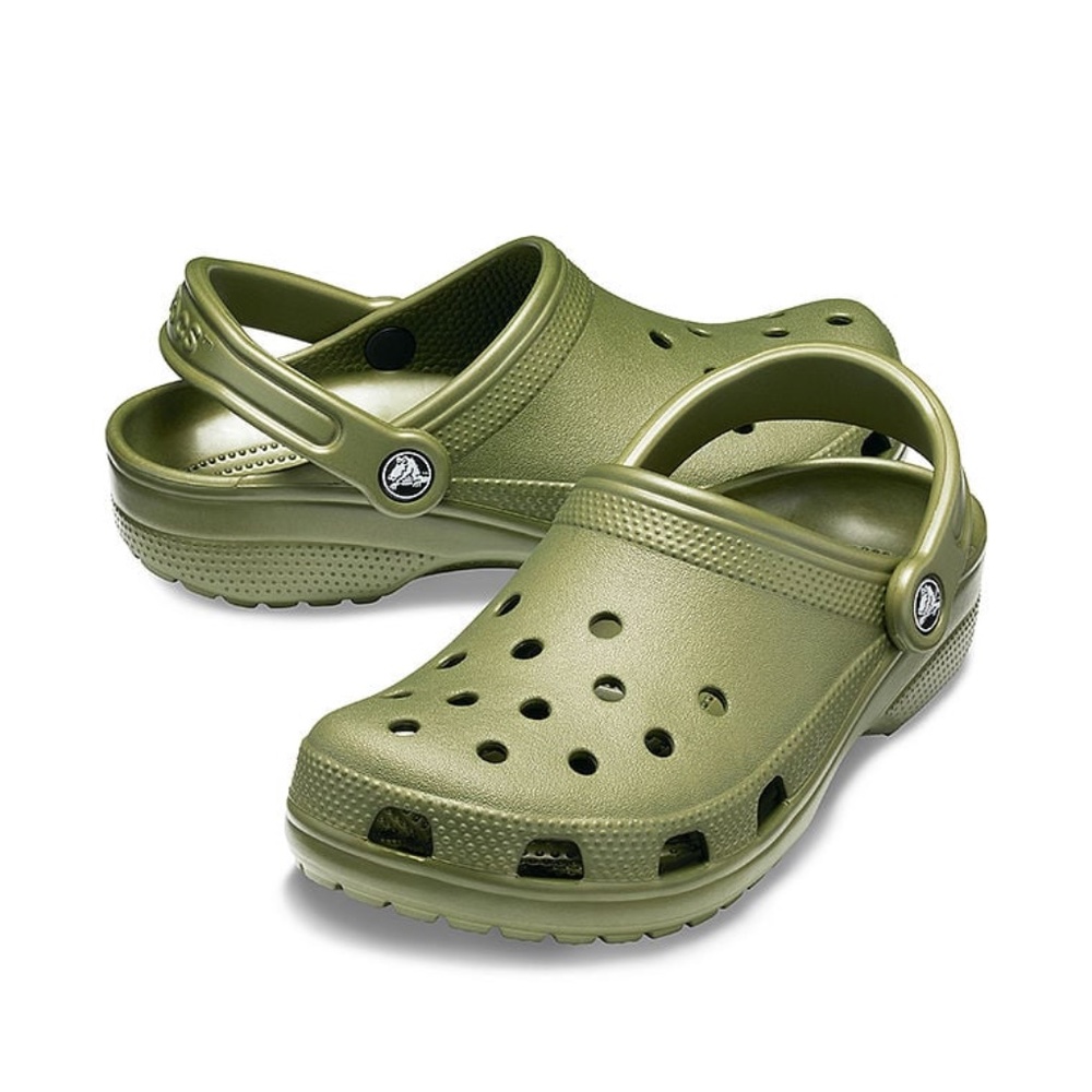 Crocs Classic Clog Slides Size 8 Army Green NEW